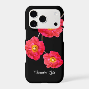 Red Pink Modern Poppies Poppy Flower
