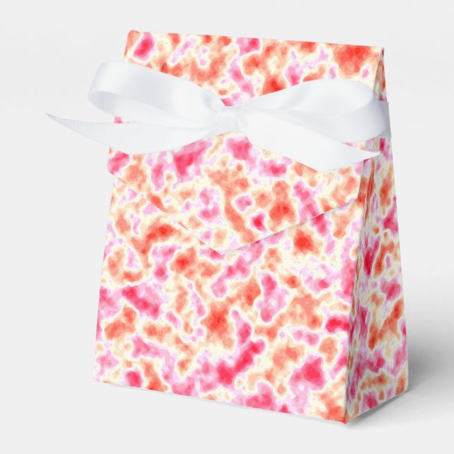 Red Pink Orange Favour Box (Front Side)
