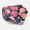 Red Pink Orange Roses Pattern Chiffon