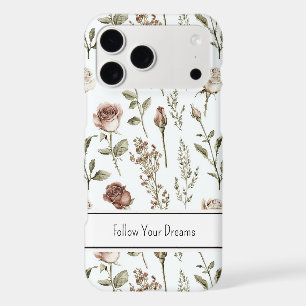 Red Pink Rose Floral  