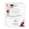 Red & Pink Roses Budget Wedding Reception Invite
