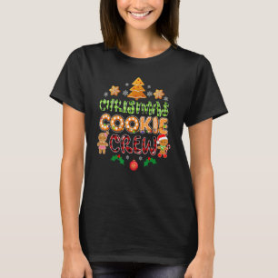 Red Plaid Bakers Christmas Cookie Crew Family Baki T-Shirt