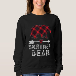 Red Plaid Brother Buffalo Matching Family Pajama C Sweatshirt
