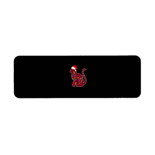 Red Plaid Buffalo Cat Christmas Pajamas Family Xma (Front)