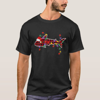 Red Plaid Buffalo Shark Christmas Pajamas Family G T-Shirt