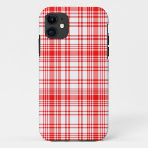 Red Plaid iPhone 11 Case