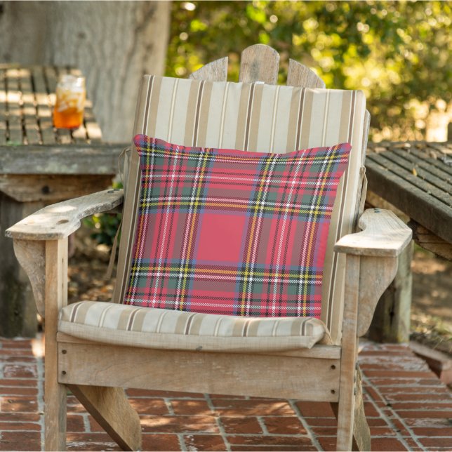Red Plaid  Cushion (Chair)