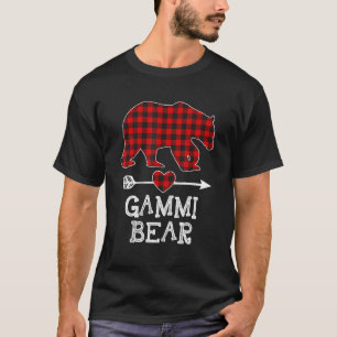 Red Plaid Gammi Bear Matching Pajama Family 1 T-Shirt