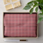 Red Plaid Gift Wrap Tissue Paper<br><div class="desc">Red plaid tissue paper. Great for the holiday season,  Christmas gifts,  and more. Complete your gift giving with premium quality tissue paper. Features a classic,  red plaid design.</div>