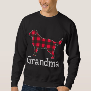 Red Plaid Grandma Labrador Christmas Matching Fami Sweatshirt