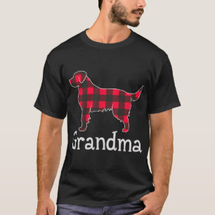 Red Plaid Grandma Labrador Christmas Matching Fami T-Shirt
