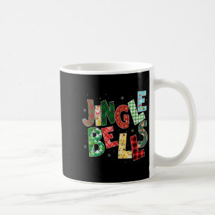 Red Plaid Jingle Bells Christmas Matching Family P Coffee Mug