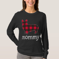 Red Plaid Mummy Corgi Christmas Matching Family Pa