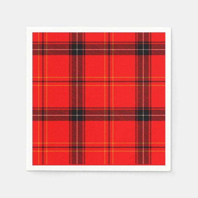 Red Plaid Napkin (Front)