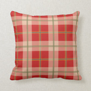 Red Plaid Pillow
