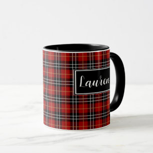 Red Plaid Pyjamas Mug