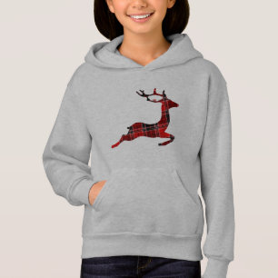Red Plaid Reindeer Christmas