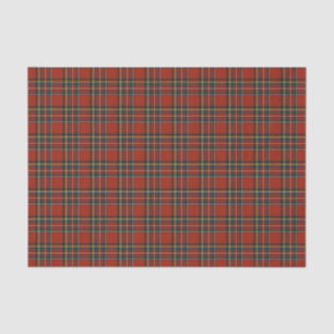 Red Plaid Royal Stewart Tartan Tissue Paper