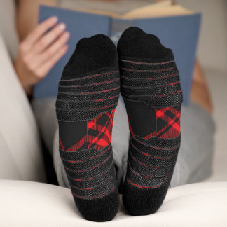 Red Plaid Socks