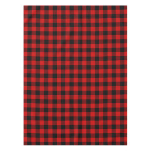 Red Plaid Tablecloth