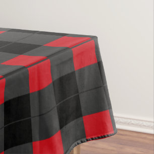 Red Plaid Tablecloth
