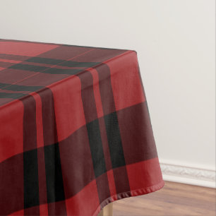 Red Plaid Tablecloth