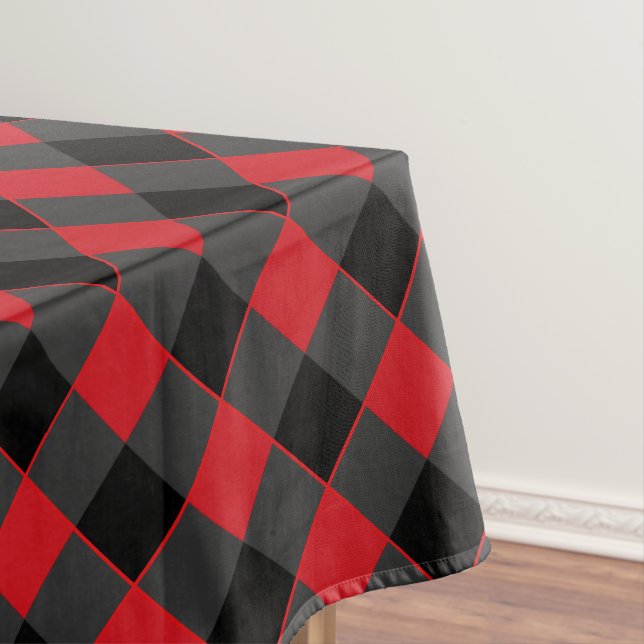 Red Plaid Tablecloth (In Situ)