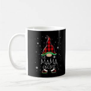 Red Plaid The Mama Gnome Family Christmas Pajamas Coffee Mug