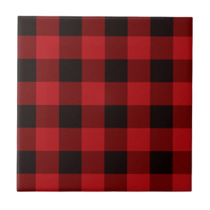 Red Plaid Tile