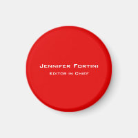 Red Plain Elegant Modern Minimalist