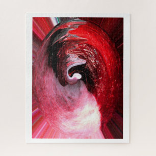 Red planet jigsaw puzzle