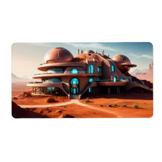 Red Planet Mansion – AI Futuristic Desert Villa