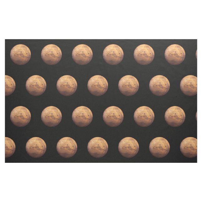 Red Planet Mars Fabric (Fat Quarter)