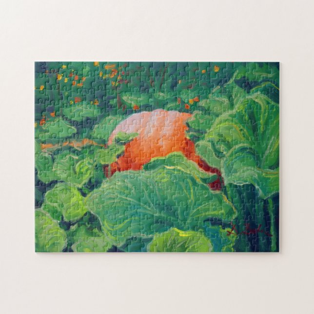 Red Planet Pumpkin Jigsaw Puzzle (Horizontal)