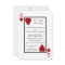 Red Playing Card Wedding Invitations