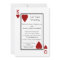 Red Playing Card Wedding Invitations