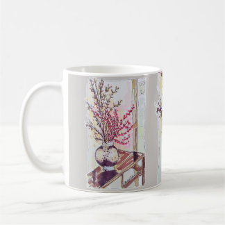Red Plum Blossoms Coffee Mug