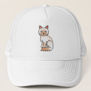 Red Point Birman / Ragdoll Cat Trucker Hat