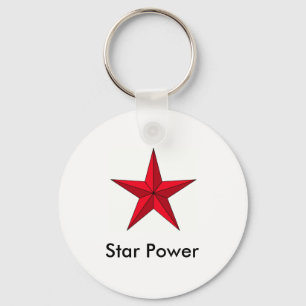 red-pointy-star[1], Star Power Key Ring