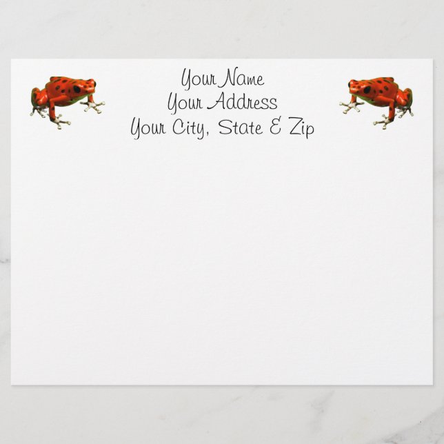 Red Poison Dart Frog (Front)