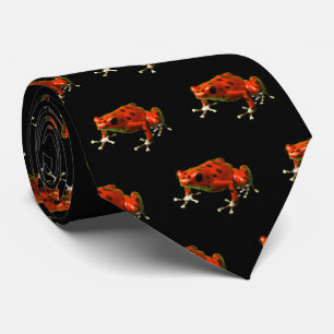 Red Poison Dart Frog Neck Tie