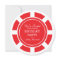 Red Poker Chip Birthday Party Invitation