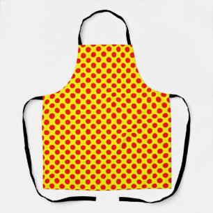 Red Polka Dots  Apron