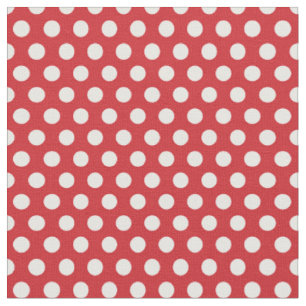 Red Polka Dots Fabric