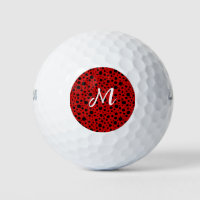 red polka dots