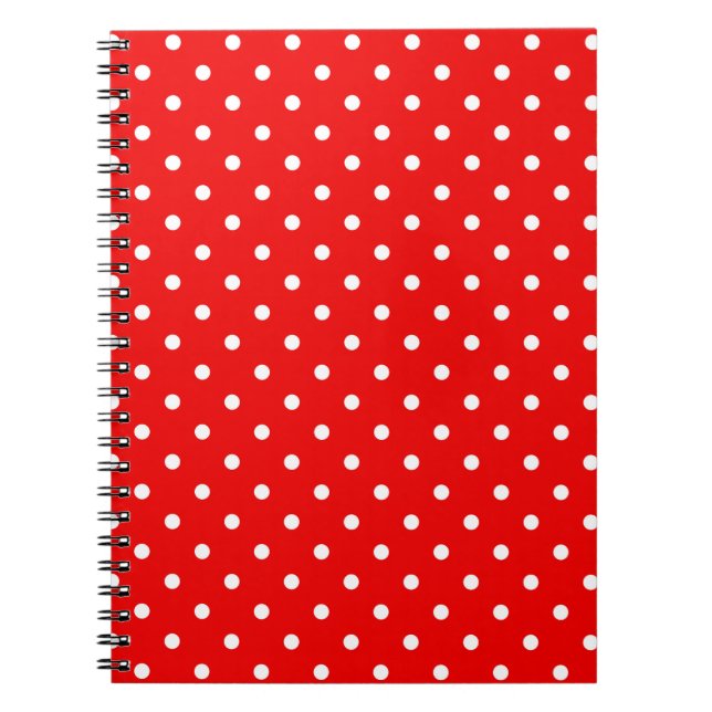 Red polka dots notebook (Front)