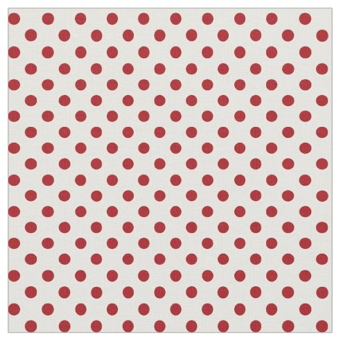 Polka Dot White Red Background Craft Supplies | Zazzle.co.uk