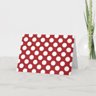 Red Polka Dots, Polka Dot Pattern, Dots, Dotted Card