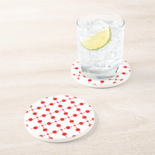 Red Polka Dots, Polka Dot Pattern, Dots, Dotted Coaster