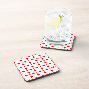Red Polka Dots, Polka Dot Pattern, Dots, Dotted Coaster